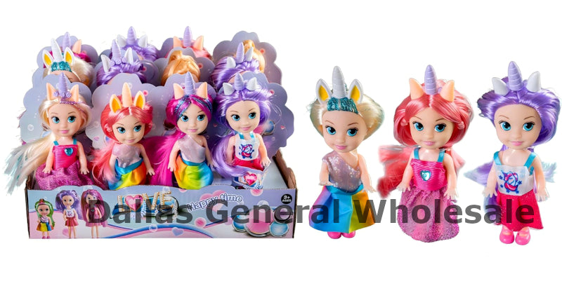 Toy Unicorn Doll Collection - 6" Fashion Dolls Wholesale