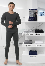 Men's 2-Piece Ultra Soft Fleece Thermal Set Wholesale