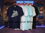 Men's NYC Cityscape Sneaker Graphic Cotton T-Shirts Wholesale