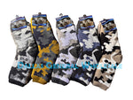 Men's Thermal Fur-Lined Socks - Camouflage Pattern Winter Wool Socks Wholesale