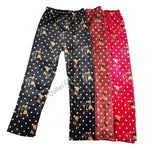Plush Polka Dot Teddy Bear Pajama Pants Wholesale