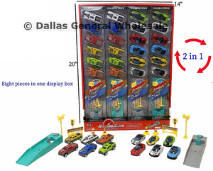 Racing Club Die-Cast Vehicle Collection 2-in-1 Display Set Wholesale