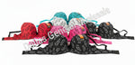 Women's Underwire Push-Up Bra Love Print Assorted Colors 6-Pack | Wholesale