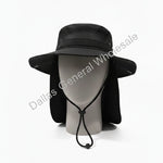Vented Mesh Crown Boonie Hats with Neck Cape Wholesale