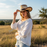 Quality Western Ombré Straw Cowboy Hats Wholesale