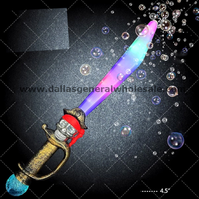 Toy Musical Pirate Bubble Swords Wholesale