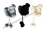 Ladies Trendy Fur Knitted Princess Beanies Wholesale