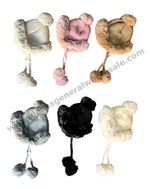 Ladies Trendy Fur Knitted Princess Beanies Wholesale