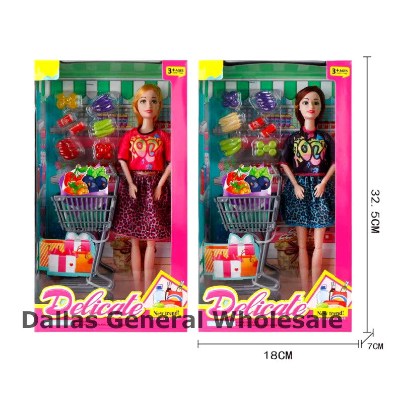 Toy Shopping Doll with Grocery Cart Playset Wholesale