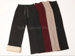 Women's Fur Lined Wide Leg Sweatpants Wholesale