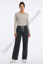 Women's Fur Lined Wide Leg Sweatpants Wholesale