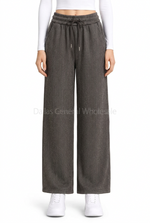 Women's Herringbone Thermal Wide Leg Pants Wholesale