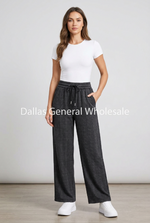 Women's Plaid Wide Leg Pants Wholesale