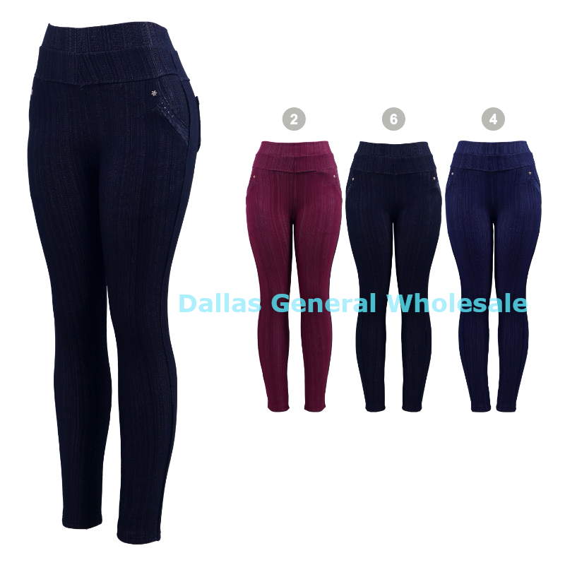 Women's Premium Fleece-Lined Pull-On Pants - High-Waist Thermal Leggings with Pockets