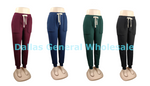 Women's Premium Winter Fleece-Lined Cargo Joggers - Thermal Sweatpants Wholesale