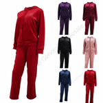 Women's Velour Tracksuit Set Wholesale