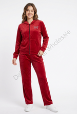 Women's Velour Tracksuit Set Wholesale