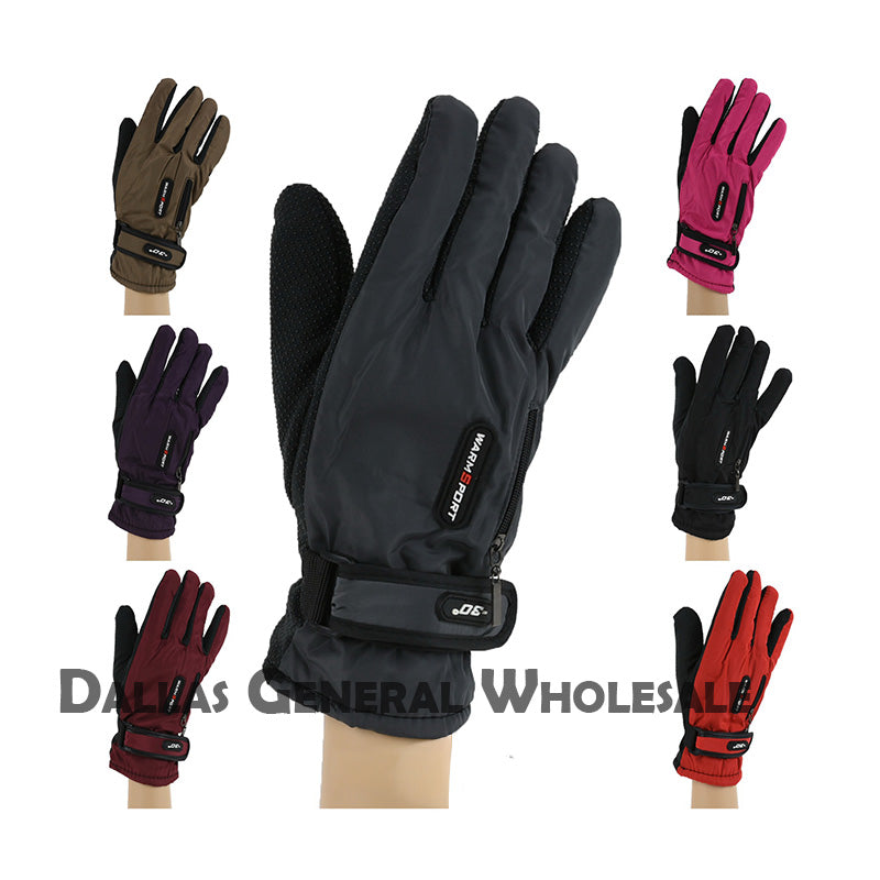 Women's "Warm Fort" Fur-Lined Winter Gloves - Waterproof Ski Gloves with Grip