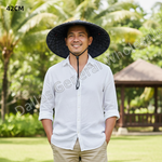 Woven Wide-Brim Bamboo Sun Hats Wholesale