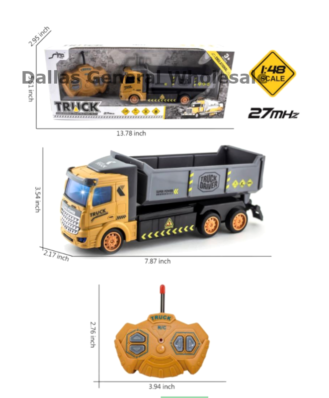 Wholesale Remote Control Dump Truck 1:48 Scale 27MHz RC Vehicle