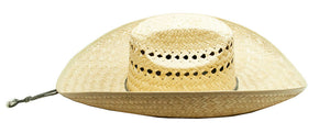 Vented Wide Brim Mexican Style Straw Hat - Dallas General Wholesale