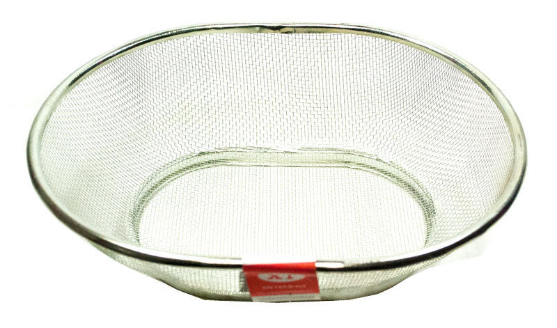 10" Oval Shaped Basket Strainer - Dallas General Wholesale