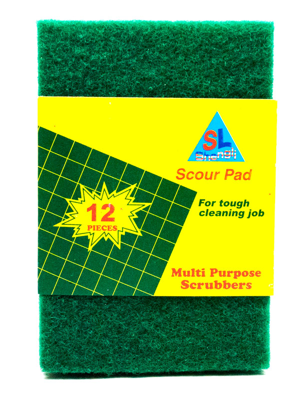 12 PC Scouring Pads - Dallas General Wholesale