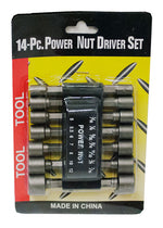 14 Piece Power Nut Driver Set - Dallas General Wholesale