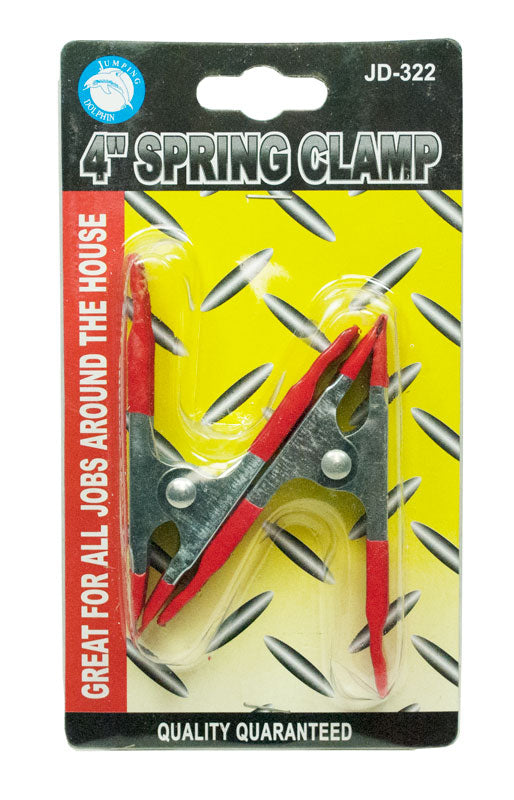 2 PC Metal 4" Spring Clamp - Dallas General Wholesale