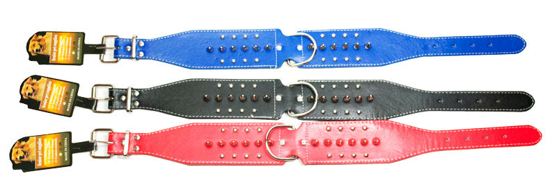 Single Spiked Wide Dog Collar - Dallas General Wholesale