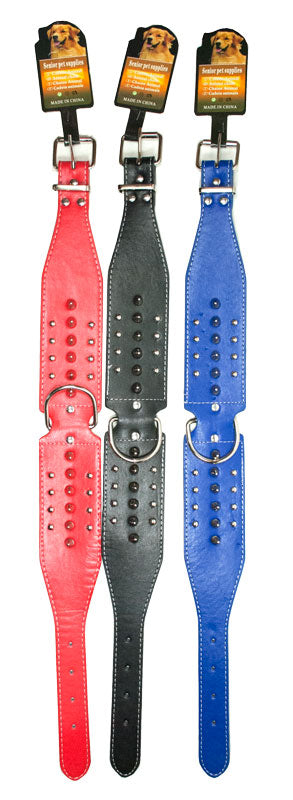Single Spiked Wide Dog Collar - Dallas General Wholesale