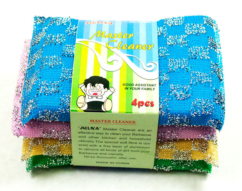 4 PC Master Cleaner Sponges - Dallas General Wholesale