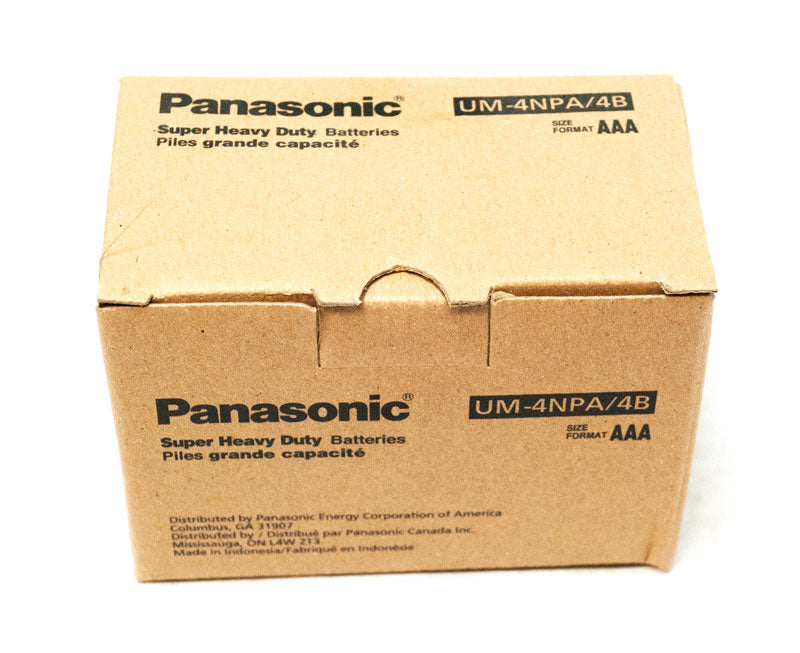4 PC Panasonic AAA Battery - Dallas General Wholesale