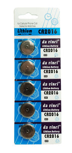 5 PC CR2016 Lithium Cell Batteries - Dallas General Wholesale