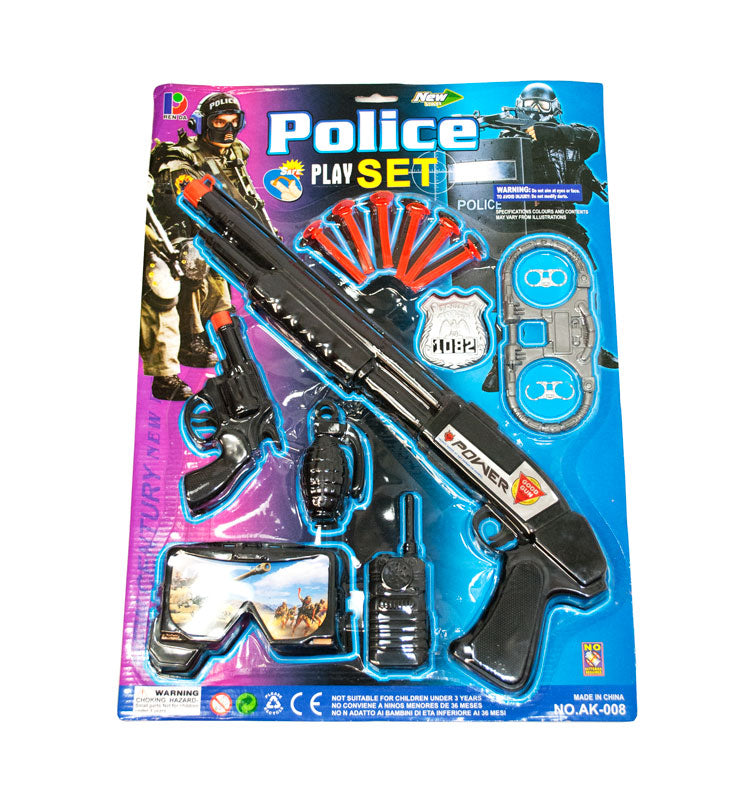 Toy AK008 Police Play Sets Wholesale - Dallas General Wholesale