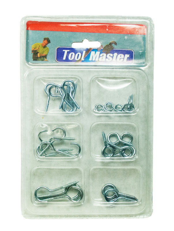 Assorted Size Hanging Screws Hooks - Dallas General Wholesale