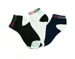 Boy's USA Ankle Socks Wholesale - Dallas General Wholesale