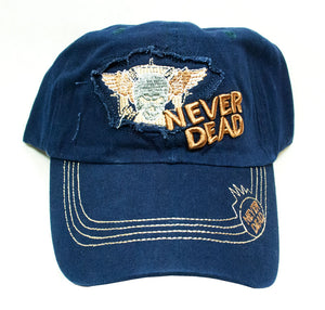 Casual Baseball Cap-SKULL NEVER DEAD - Dallas General Wholesale