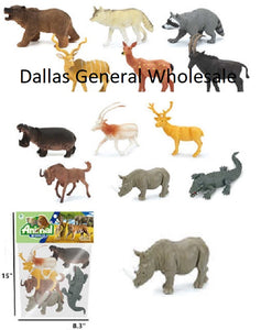 Toy PVC Wild Animal Figure Set Wholesale