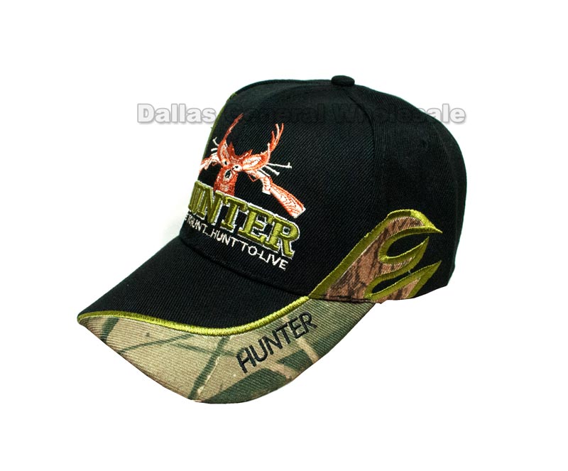 "LIVE TO HUNT" Casual Caps Wholesale