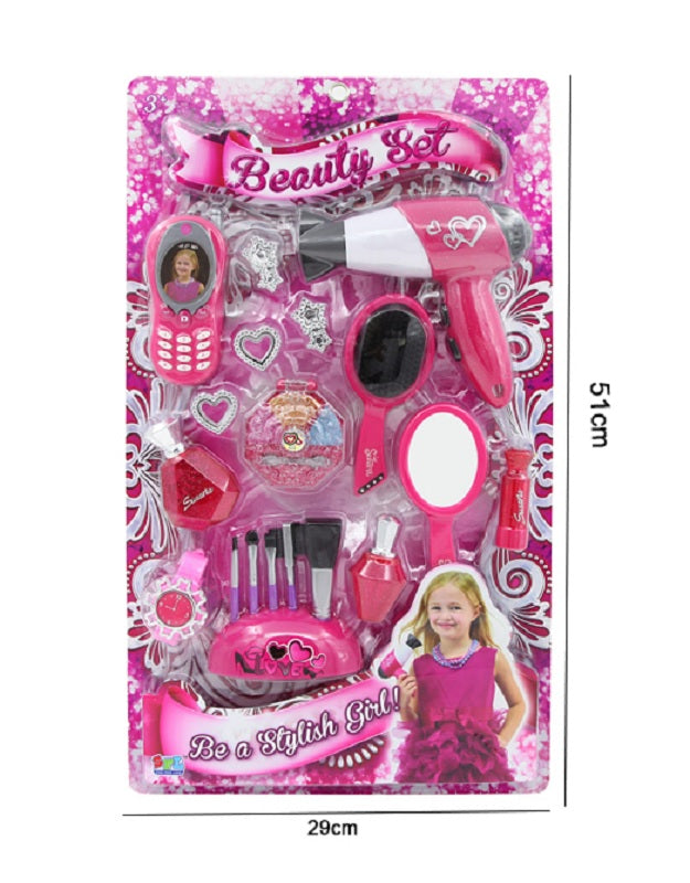 20 PC Girls Pretend Play Beauty Toys Wholesale - Dallas General Wholesale