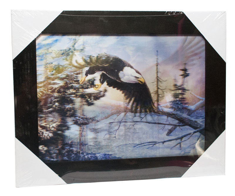 3D Picture of Flying Eagle with Frame Wholesale - Dallas General Wholesale
