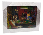 3D Picture Frame of Dogs Playing Poker and Pool Wholesale - Dallas General Wholesale