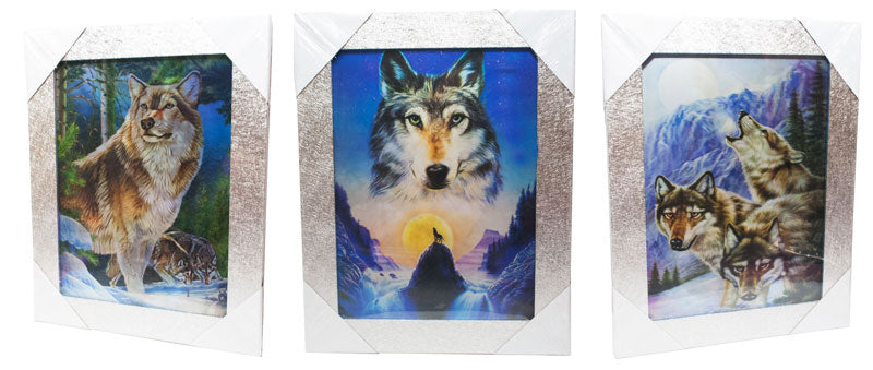 3D Picture of Wolves Wholesale - Dallas General Wholesale