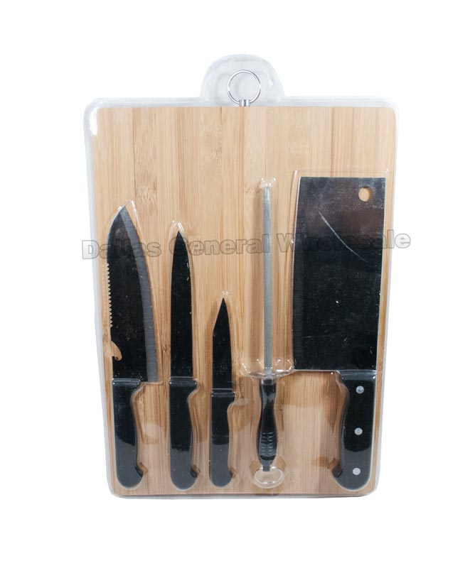 6 PC Kithcen Knife Set Wholesale - Dallas General Wholesale