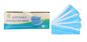 Adults Blue Disposable Non Medical Masks Wholesale