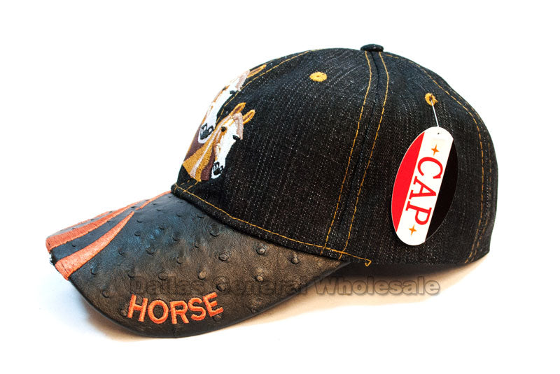 "Horse" Denim Casual Caps Wholesale - Dallas General Wholesale