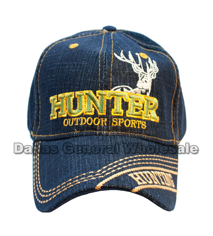 Deer Hunting Denim Casual Caps Wholesale - Dallas General Wholesale