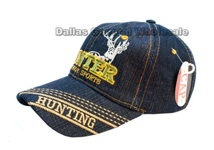 Deer Hunting Denim Casual Caps Wholesale - Dallas General Wholesale