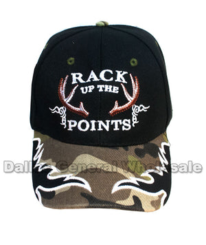 "RACK UP THE POINTS" Casual Baseball Caps - Dallas General Wholesale
